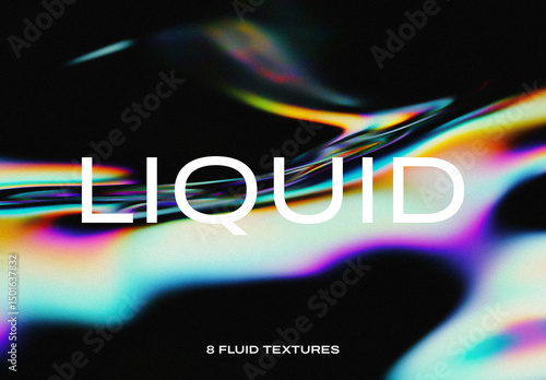 Rainbow Liquid Textures