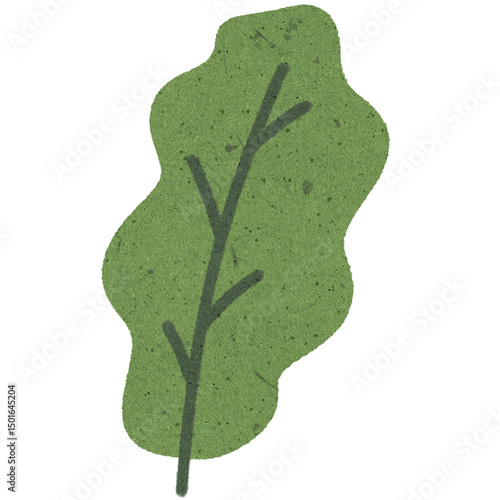 green grass on white background