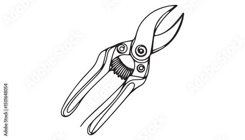Continuous one single minimal line drawing cutting tool
