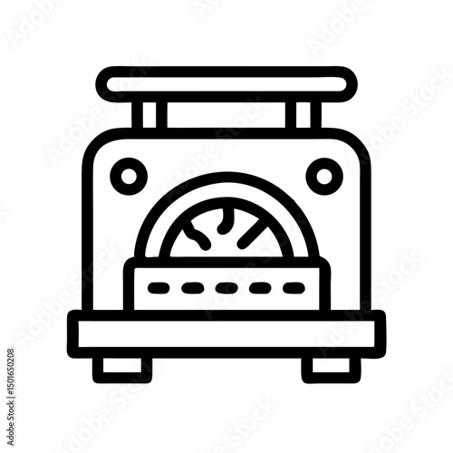Backyard firepit outdoor features line icon set Vector of kitchen, patio, fireplace, chimenea, pizza oven, firewood, propane tank, thin linear illustration.