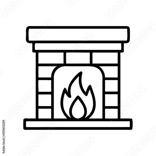 Backyard firepit outdoor features line icon set Vector of kitchen, patio, fireplace, chimenea, pizza oven, firewood, propane tank, thin linear illustration.