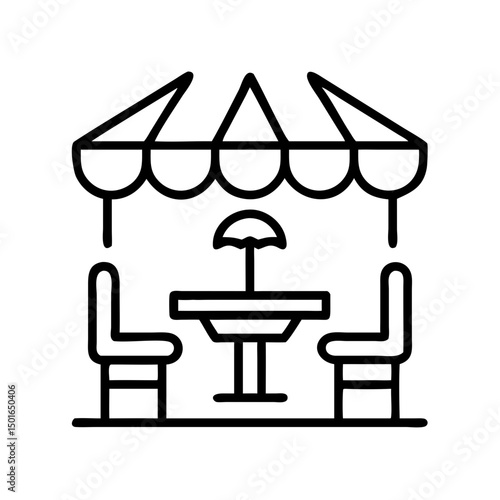 Backyard firepit outdoor features line icon set Vector of kitchen, patio, fireplace, chimenea, pizza oven, firewood, propane tank, thin linear illustration.