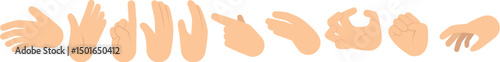 vector illustration of a hand