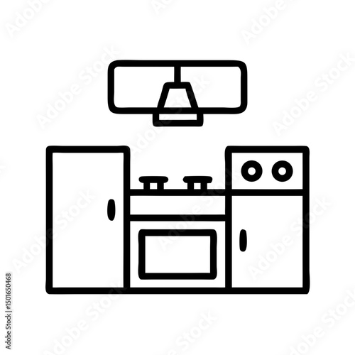 Backyard firepit outdoor features line icon set Vector of kitchen, patio, fireplace, chimenea, pizza oven, firewood, propane tank, thin linear illustration.