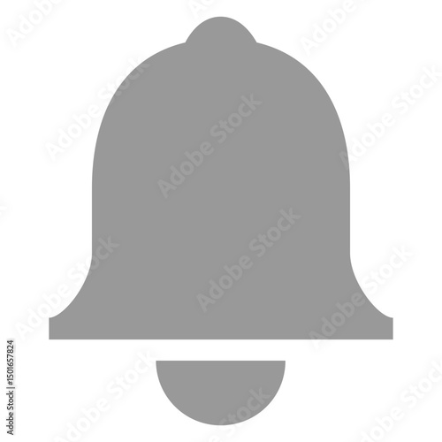 Bell symbol icon vector shadow