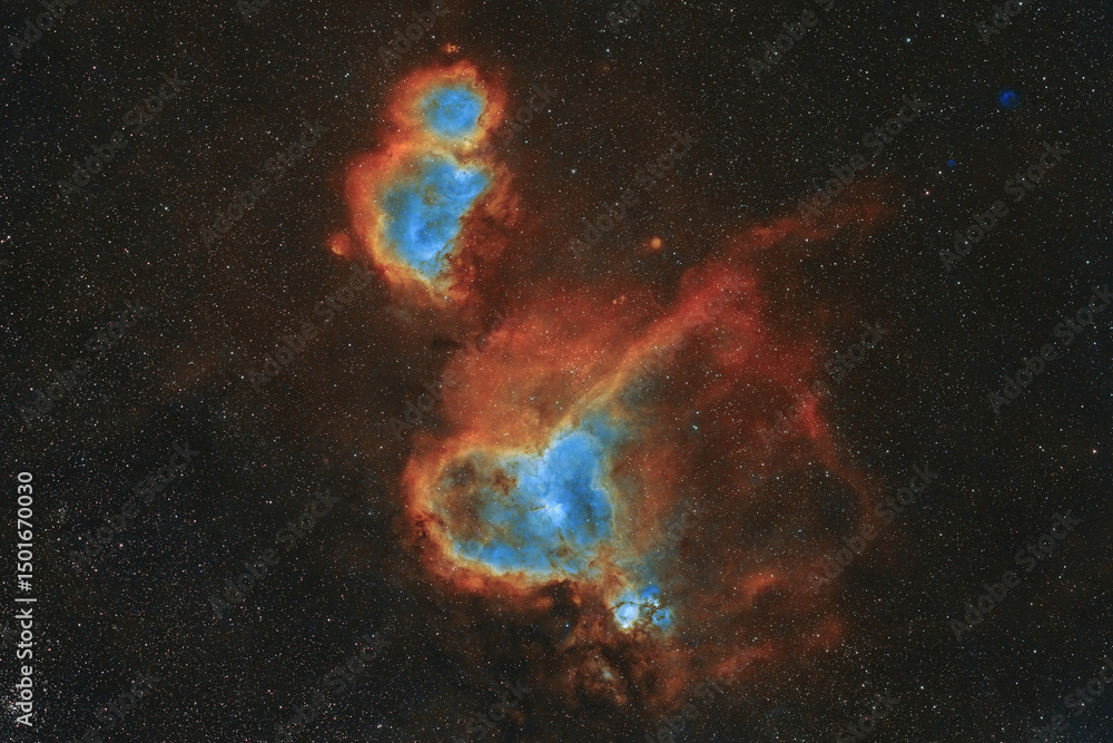 Fototapeta premium The Heart and Soul Nebula