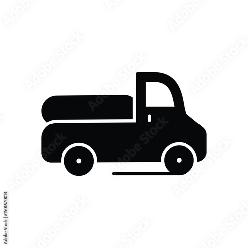 Pickup Truck Vector icon