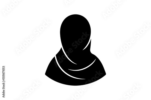 Muslim woman wearing hijab islamic fashion style