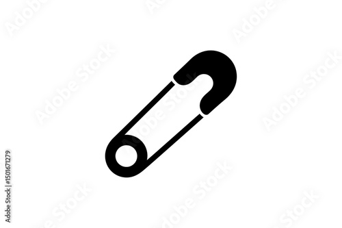 Safety pin clip art sewing needle diaper fastener