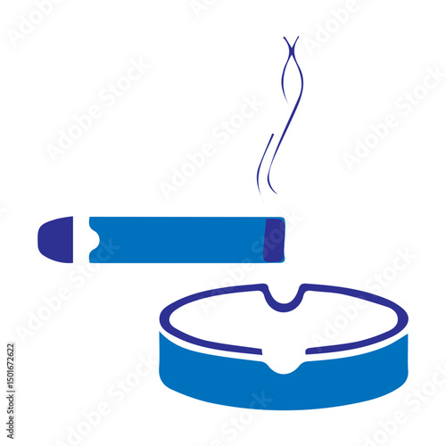cigarette ashtray icon