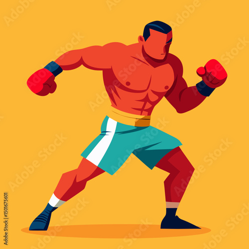 illustration of a boxer