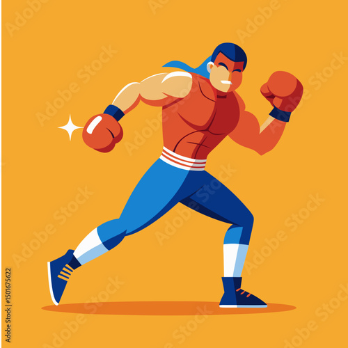 illustration of a boxer