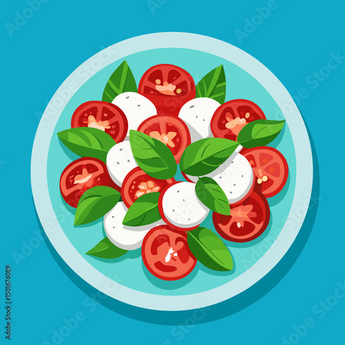 tomato and salad