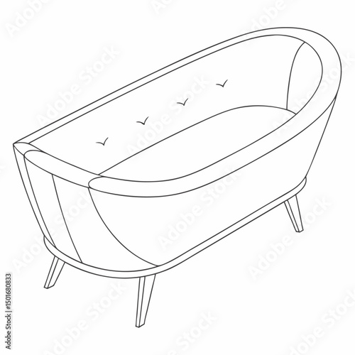 bath tub with foam