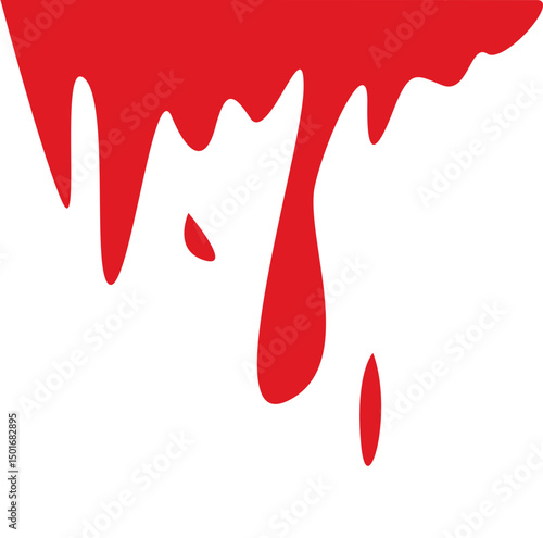 red paint splash.liquid red sparkling for additional or decorative object