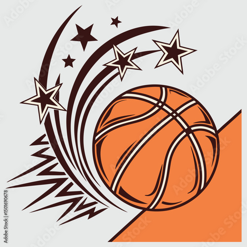 the basketball vector