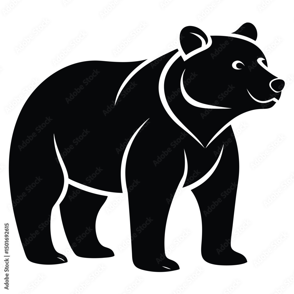 Fototapeta premium Deer Silhouette Vector 