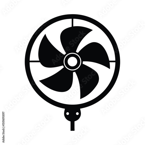 fan isolated on white