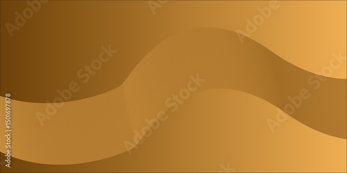 Abstract brown vector background with giraffe and wavy orange and yellow design