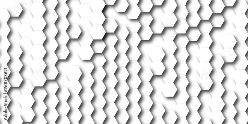 Gold Hexagon Grid Pattern, Seamless White Background, Abstract Geometric Design, High-Resolution Image, honeycomb cells of cardboard stiffening rib background Abstract background of colorful  lag