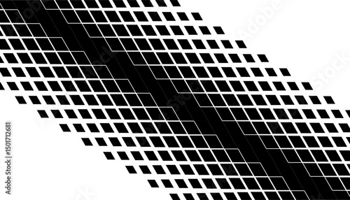 Black and white halftone pattern with geometric shapes for modern background and jersey design. Fully editable vector element. Vector Format Illustration 