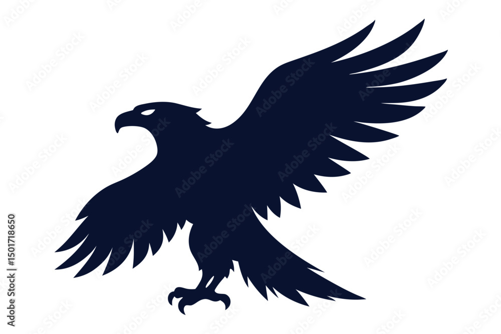 Fototapeta premium eagle vector illustration isolated on white