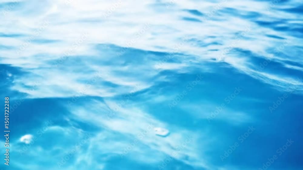 Abstract Blue Water Surface Texture Abstract Blue Water Surface Texture
