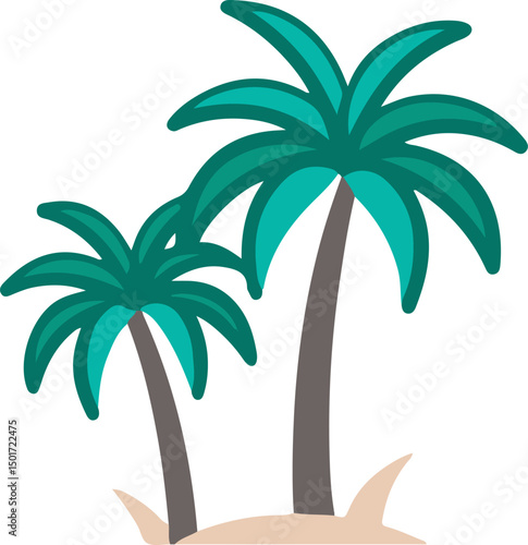 palm tree vector illustration