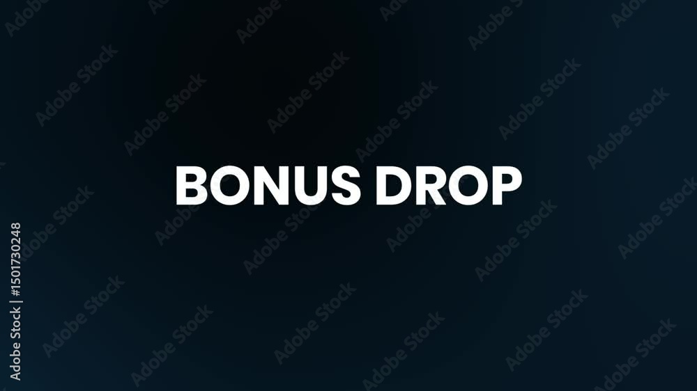 Bonus Drop Neon Glitch Title Reveal | 4K Special Offer Animation Bonus Drop Neon Glitch Title Reveal | 4K Special Offer Animation