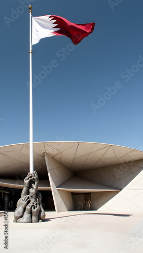Qatar National Flag Monument