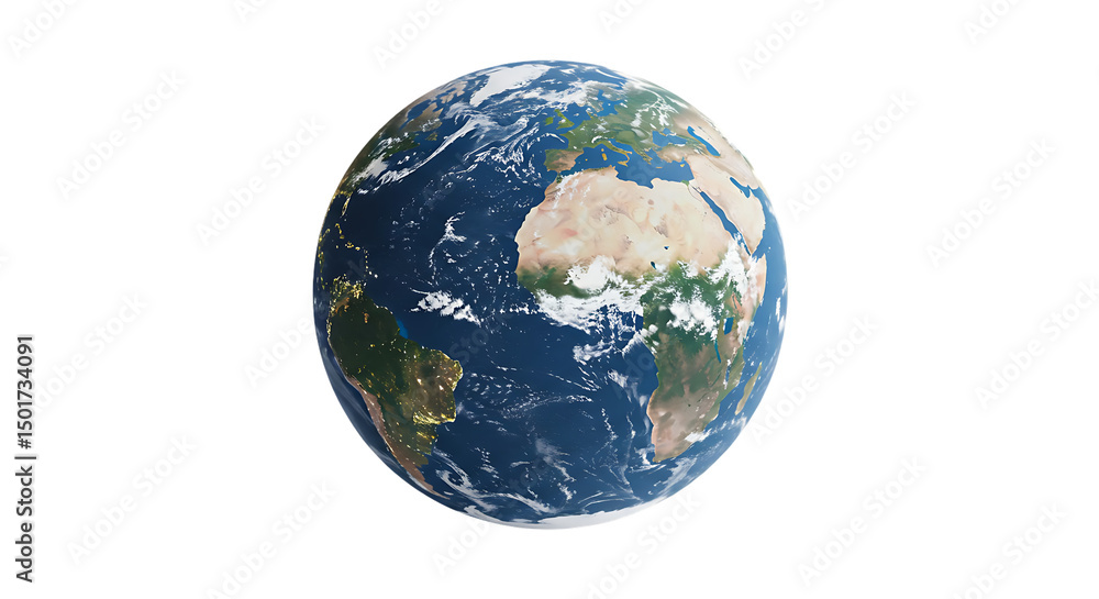 Fototapeta premium Earth Globe View