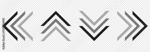 Swipe up arrow vector icon. Social media story drag button sign action graphic design app ui shape swipe up.