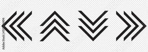Swipe screen icon. Arrow swipe, social media scrollsign, slide. Vector illustration.