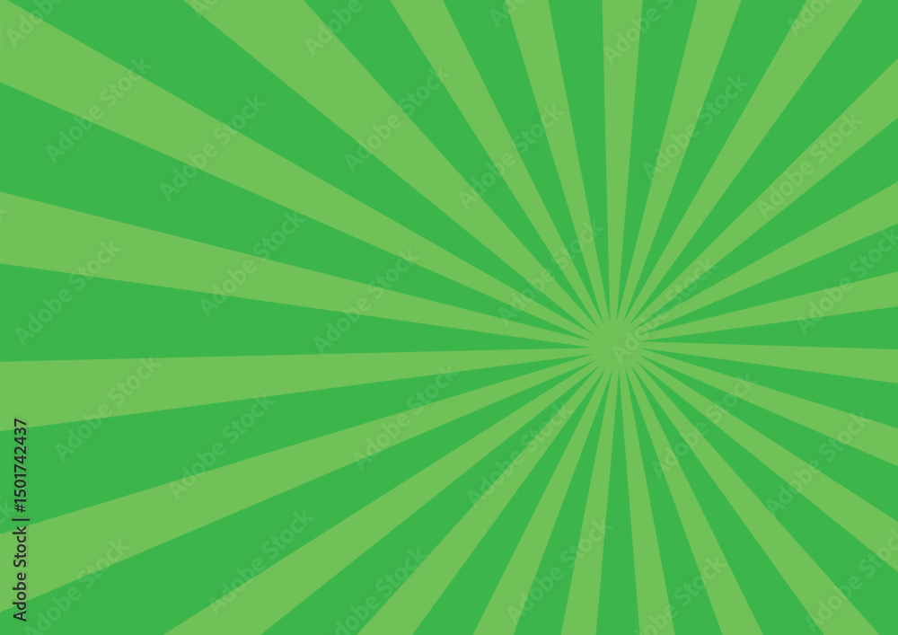 Bright green rays background. Comics, pop art style. Bright green rays background. Comics, pop art style.