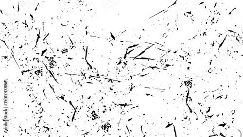 Scratch grunge urban background. Dust overlay distress grain,  Vector texture dust and scratched. Grunge background. lack and White Texture. Abstract monochrome grunge for text design. 