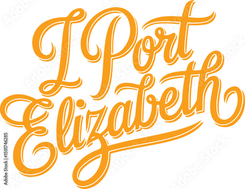 Port Elizabeth Lettering.