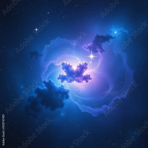 abstract blue background
