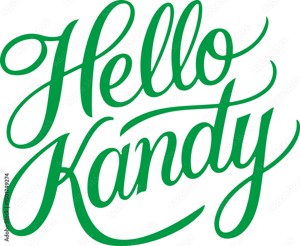 Fototapeta premium Hello Kandy.