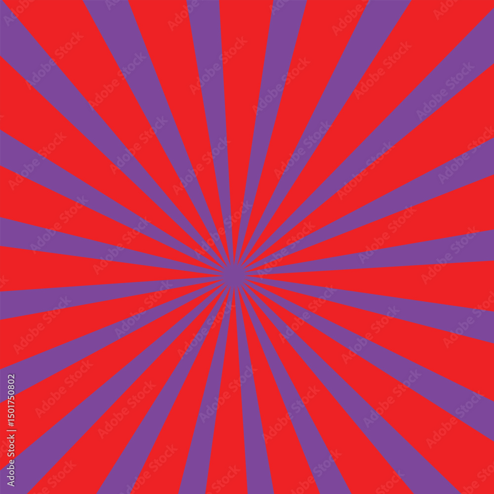 Obraz premium Abstract sun ray red star burst background. Red sun burst background