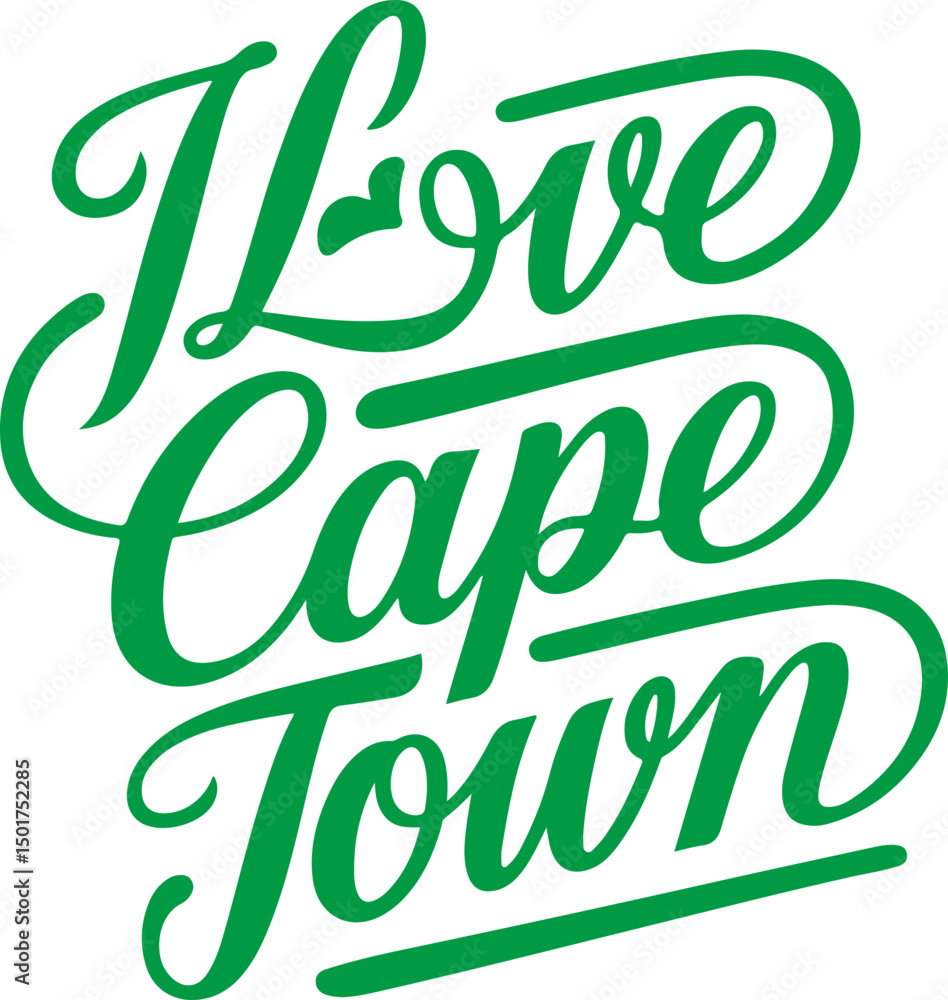 Fototapeta premium I Love Cape Town.
