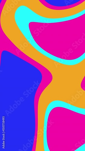 Abstract colorful wavy shapes perfect for graphic design projects, backgrounds, presentations, web design, prints, posters, and creative concepts.