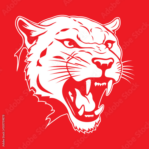 Cougar Svg, Mountain lion vector, Puma svg for shirt mug sticker cutfile tattoo, clipart png pdf jpg, Commercial use