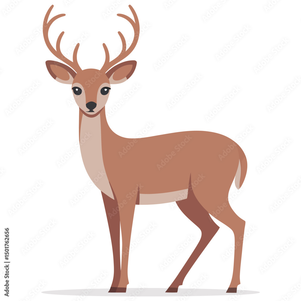 Fototapeta premium deer vector illustration