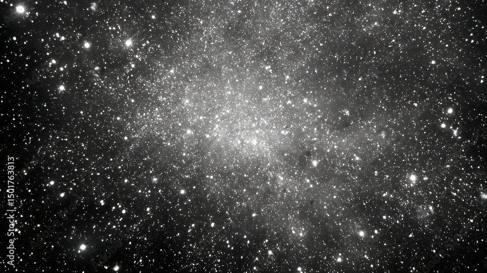 Fototapeta premium The cosmos filled with countless stars