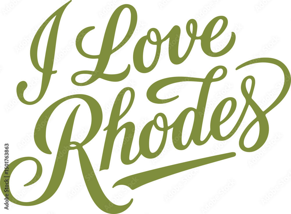 Fototapeta premium I Love Rhode Island.