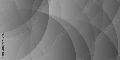 Abstract minimal geometric white and gray light background design. white transparent material in triangle diamond and circle shapes in random geometric pattern.