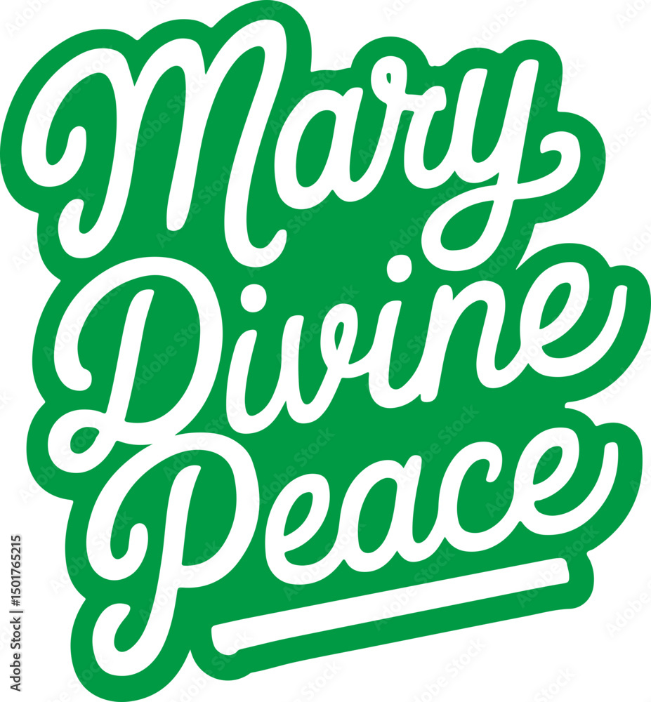 Fototapeta premium Mary Divine Peace.