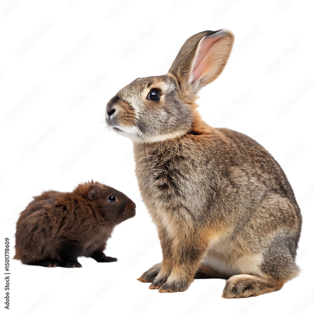 Obraz premium rabbit isolated on white background