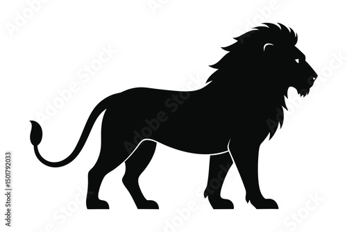 black horse silhouette