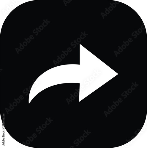 arrow icon vector, Share vector icon, 